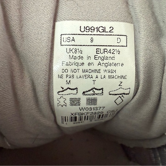 New Balance Made in UK 991 v2 in Men’s 9 U991GL2 - Picture 9 of 10